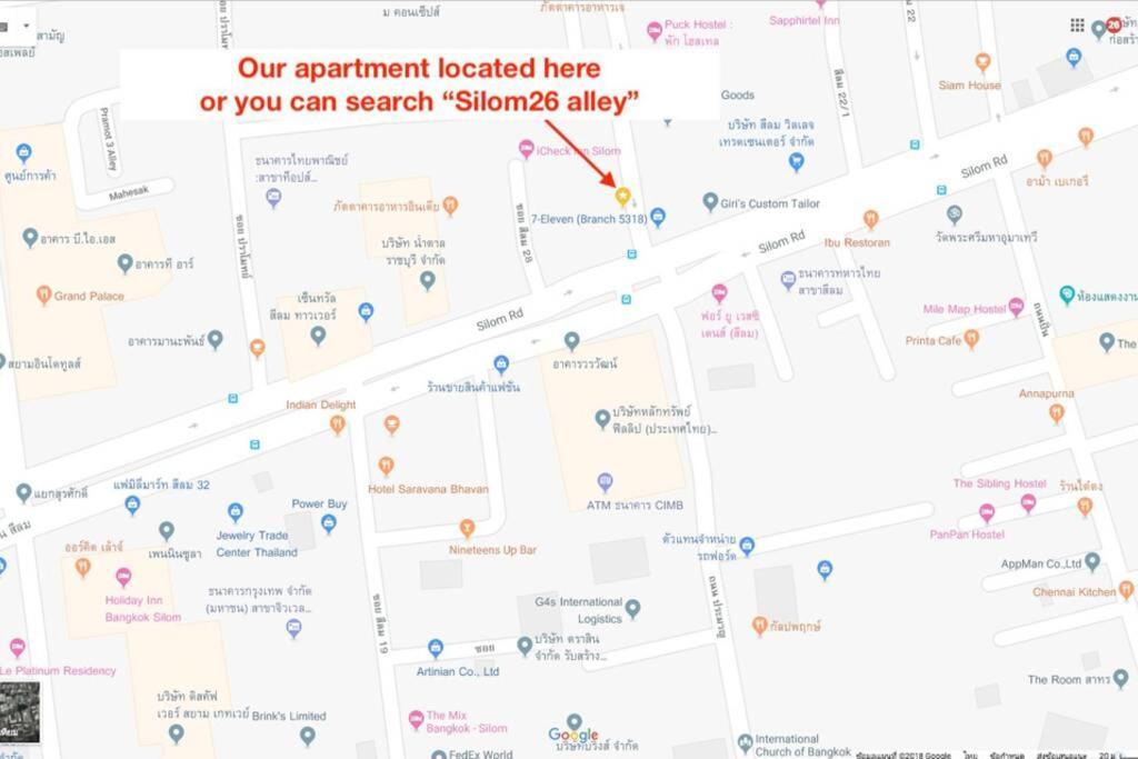 Апартаменты S1 Large Duplex Silom 3 Beds, Full Kitchen Wifi Бангкок Экстерьер фото